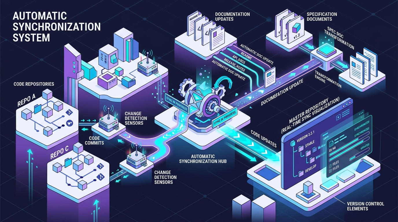 【同期】コード変更を検知し、常に最新の仕様書へ自動更新
