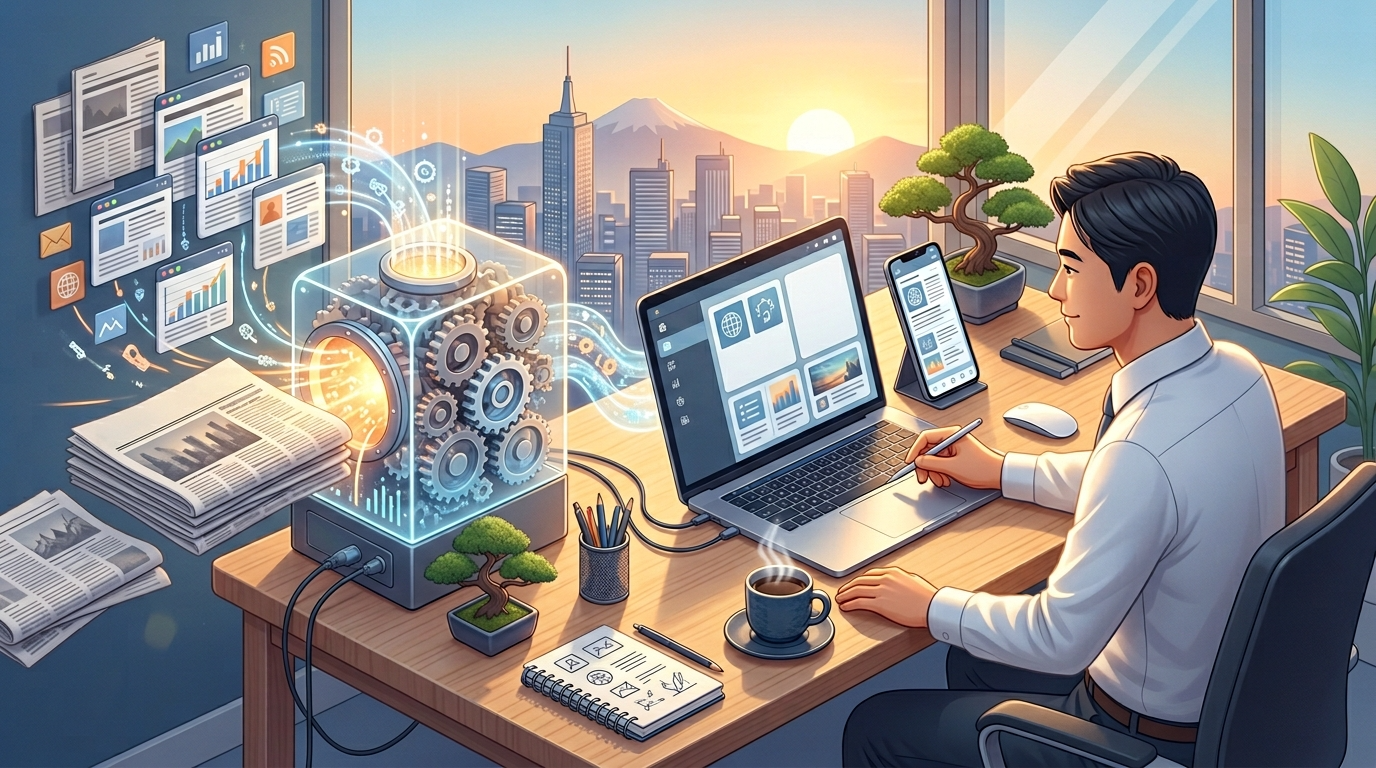 【ニュース】毎朝の業界ニュースを自分に関連するものだけ要約