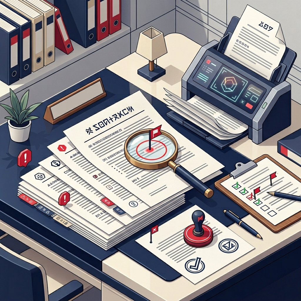 【契約書】複雑なPDFから、自社に不利な条項を瞬時に特定