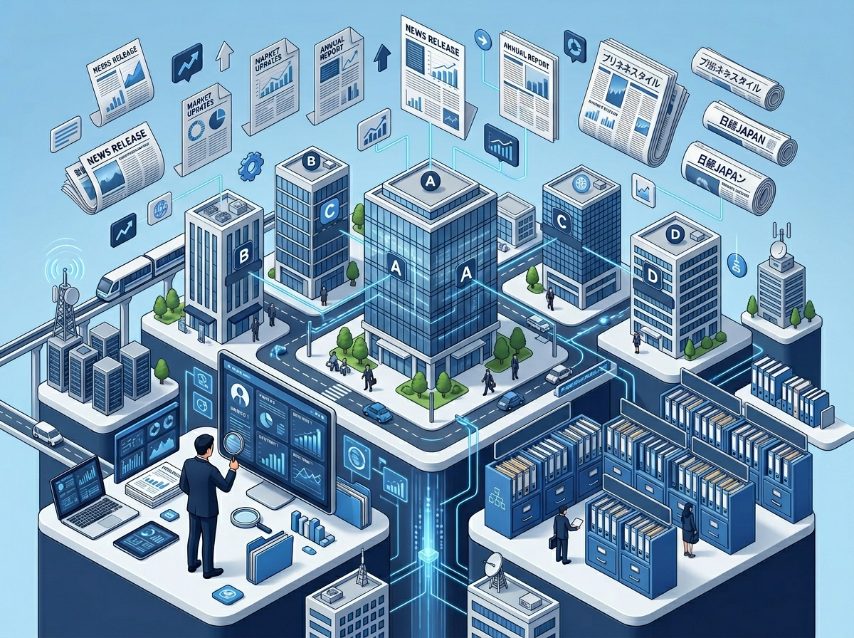 【プロファイリング】商談前に相手企業のプレスリリースを網羅