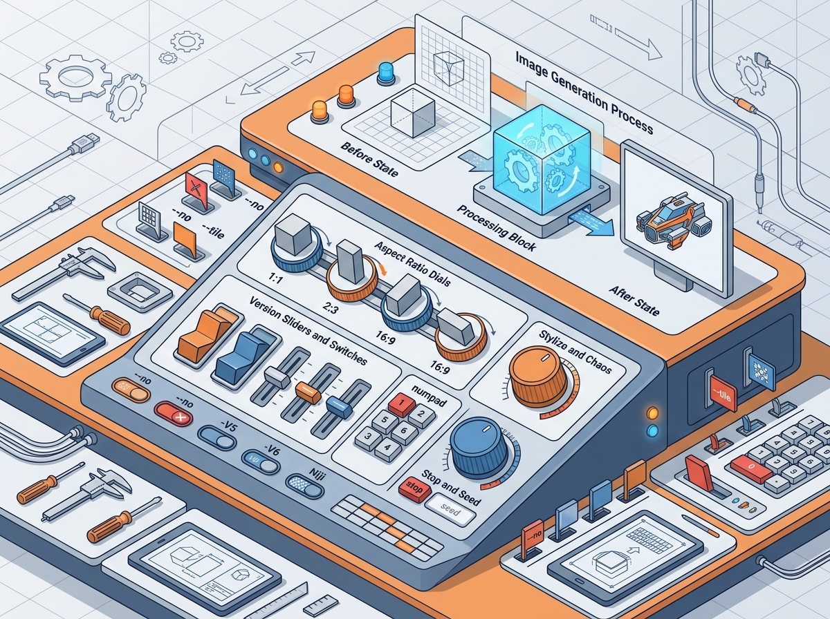 【パラメーター攻略】「--ar」「--v 6.1」など、ビジネスで必須の基本コマンド解説
