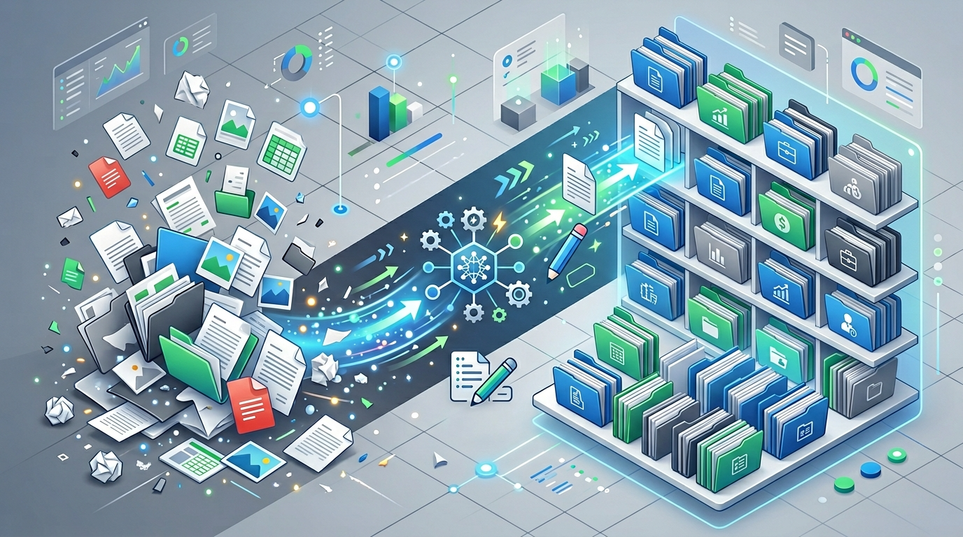 【ファイル】散らかったフォルダを内容に基づき自動リネーム・移動