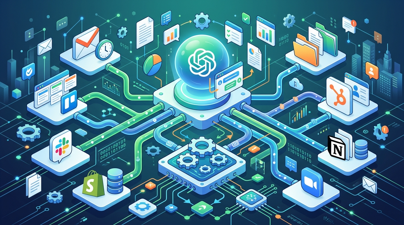 【API連携】ChatGPTを外部アプリと繋いで業務フローを自動化