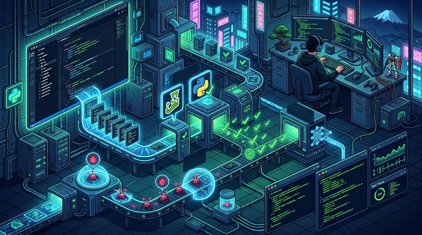 【テスト】関数のテストケースをJest:Pytestで自動生成する