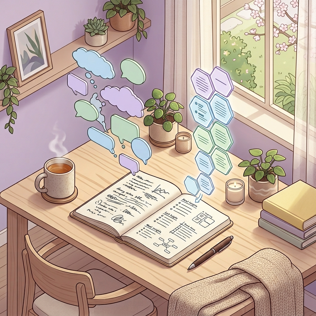 【メンタル】悩みや不安を書き出し「共感と客観分析」を求める