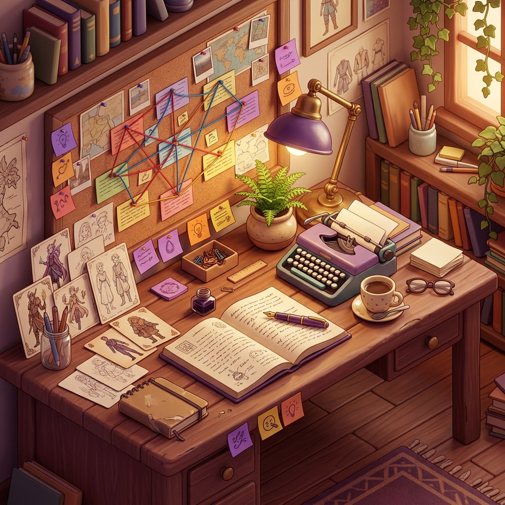 【創作】小説や脚本のキャラ設定からプロットを共同制作