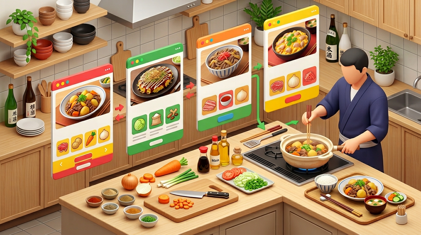 【レシピ】有名サイトを比較して自分にとっての「最高の一皿」を