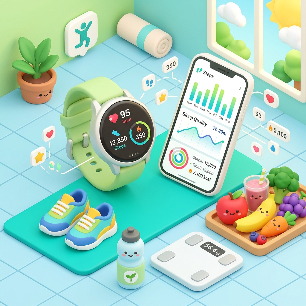 【健康】歩数や体重データを分析して週間のアドバイスをもらう