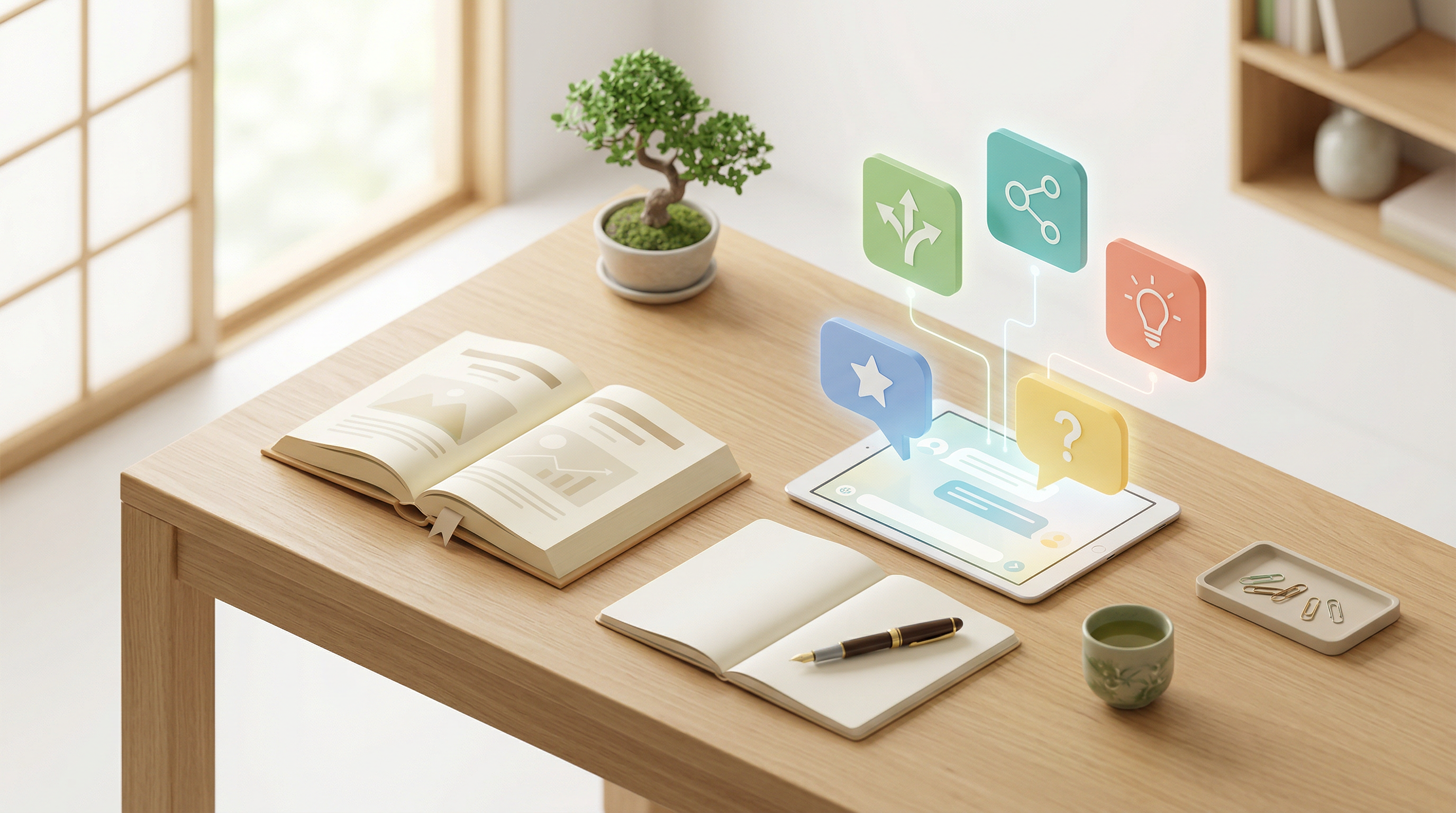 【読書】読んだ本のアウトプットを加速。対話型で気づきを深める