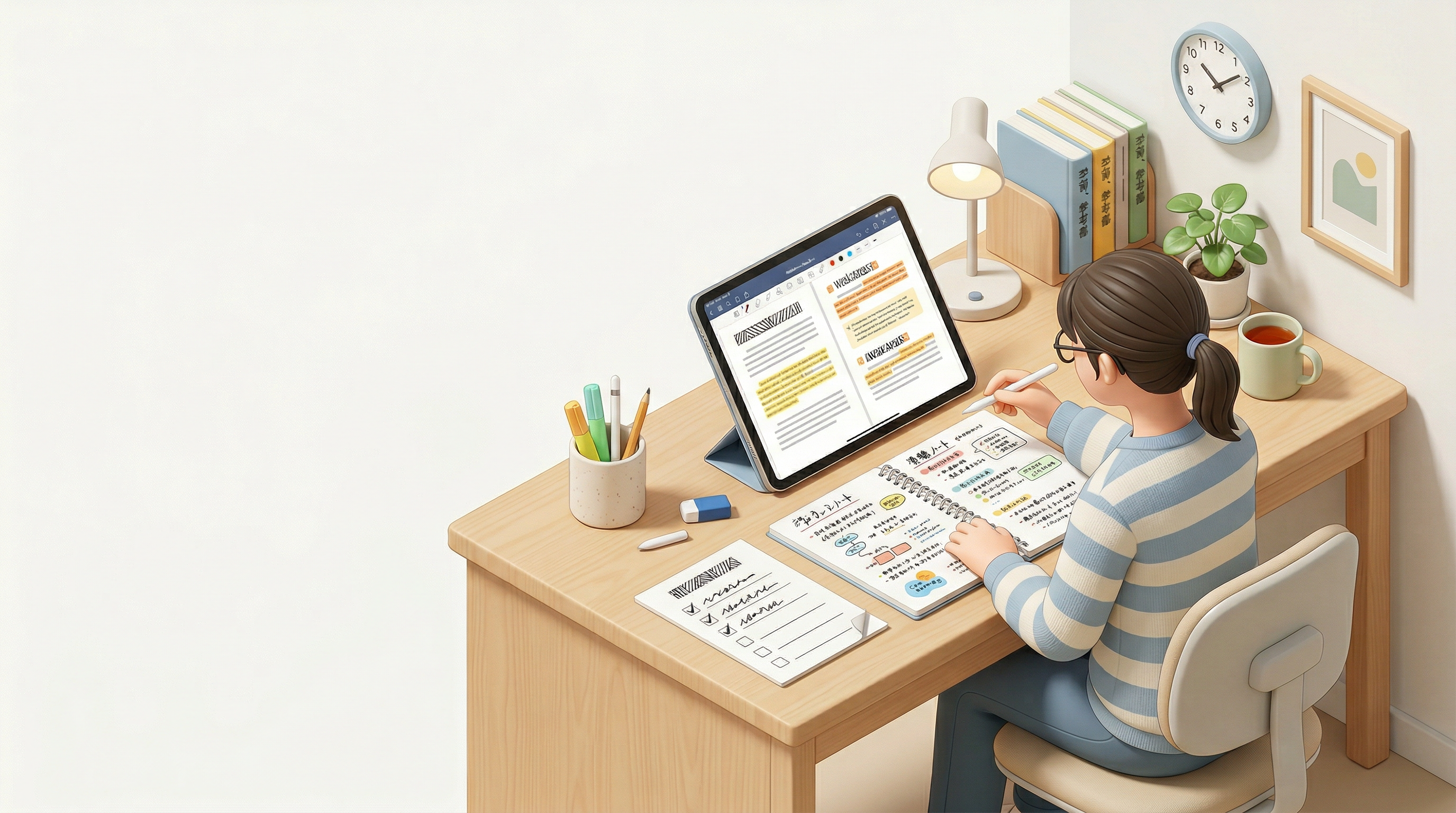 【資格試験】参考書PDFから自分の苦手分野だけの要約ノート生成