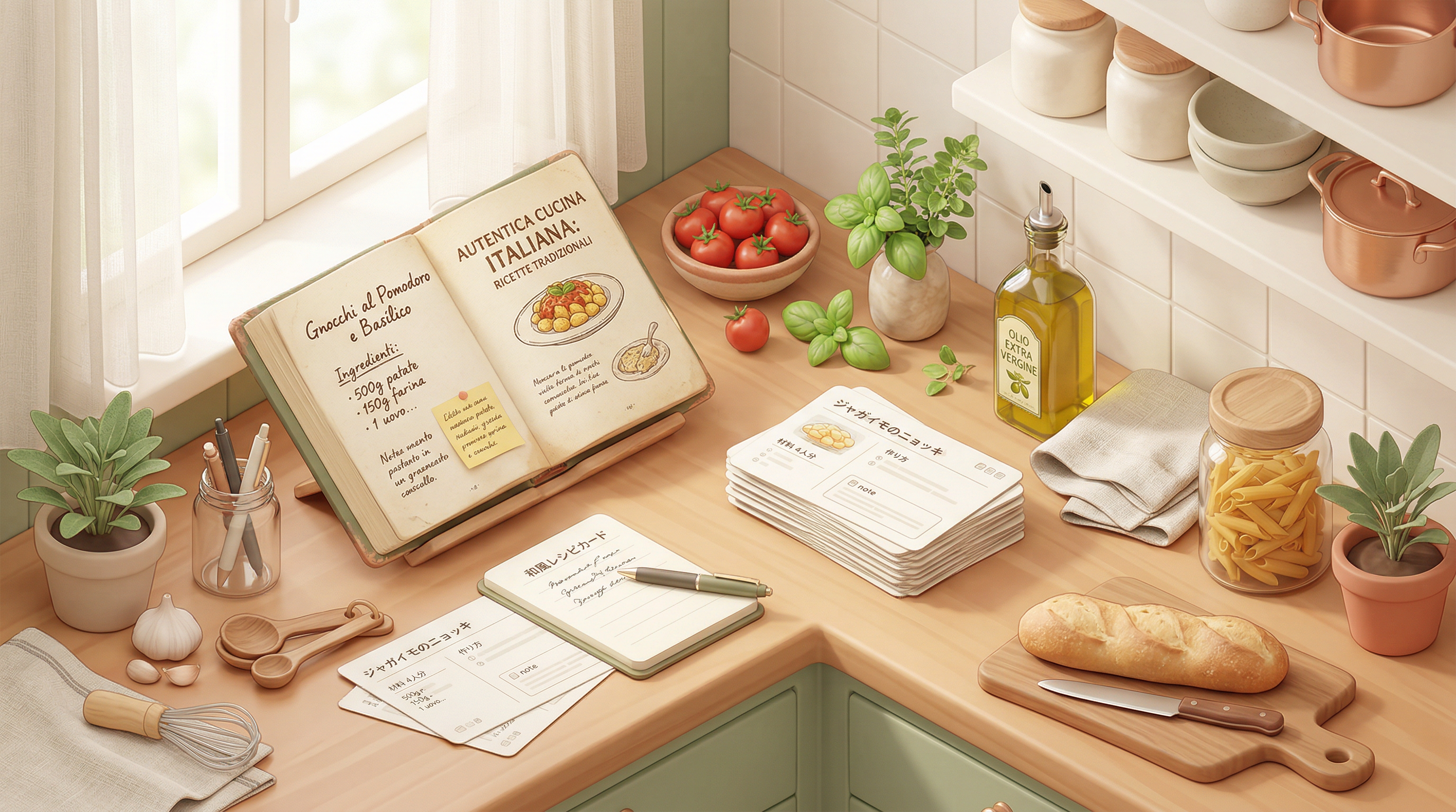 【レシピ】イタリア語やフランス語で書かれた「本物」を日本語で