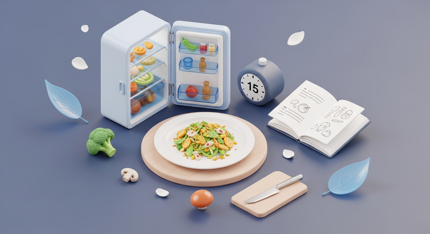 冷蔵庫の余り物が主役に！15分で食卓を彩る、栄養満点ごちそうレシピ